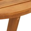 vidaXL Garden Side Table Round &Oslash;55x40 cm Solid Wood Acacia