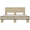 vidaXL Bed Frame without Mattress Sonoma Oak 140x200 cm