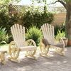 vidaXL Garden Adirondack Chairs 2 pcs Solid Wood Fir