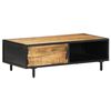 vidaXL Coffee Table 105x50x35 cm Rough Mango Wood