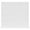 vidaXL Vanity Mirror White 60 x 55 x 18 cm Glass and Engineered wood