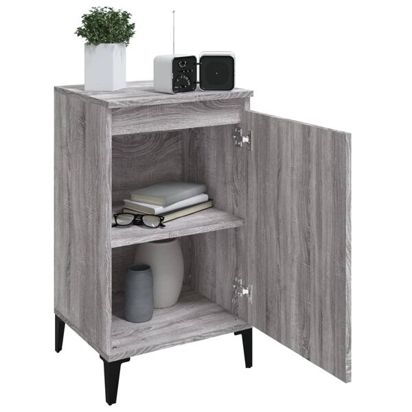 vidaXL Bedside Cabinets 2 pcs Grey Sonoma 40x35x70 cm Engineered Wood