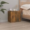 vidaXL Wall-mounted Bedside Cabinets 2 pcs Smoked Oak 50x30x47 cm