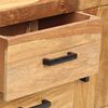 vidaXL Sideboard 118x28x75 cm Solid Acacia Wood