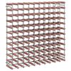 vidaXL Wine Rack for 120 Bottles Brown Solid Wood Pine
