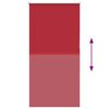 vidaXL Roller Blind Blackout Red 65x150 cm Fabric Width 60.7 cm Polyester