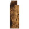 vidaXL Magazine Rack Smoked Oak 80 x 12 x 30 cm Engineered Wood