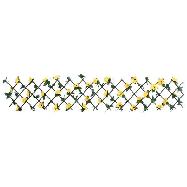 vidaXL&nbsp;Artificial Ivy Trellis Expandable 5 pcs Yellow 180x20 cm
