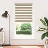 vidaXL Zebra Blind Sand Brown 105x230 cm Fabric Width 100.9 cm Polyester