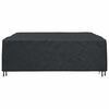 vidaXL Furniture Cover Plain Black 235 x 235 x 70 cm 210D