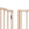 vidaXL Dog Gate with Door Foldable 15 Panels 750 cm Poplar Wood