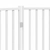 vidaXL Dog Gate Foldable 2 Panels White 160 cm Solid Wood Fir