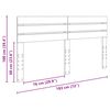 vidaXL Headboard Old Wood 180 cm Engineered wood