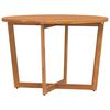 vidaXL Garden Dining Table Round Ø110x75 cm Solid Wood Acacia
