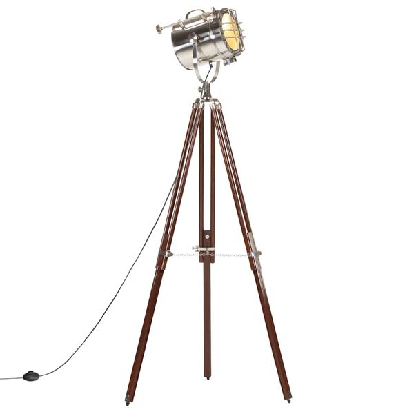 vidaXL Tripod Floor Lamp Solid Mango Wood 180 cm