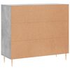 vidaXL Sideboard Concrete Grey 90x34x80 cm Engineered Wood