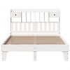 vidaXL Bed Frame without Mattress White 140x200 cm Solid Wood Pine