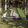 vidaXL Camping Tent Dome 3-Person Green Quick Release