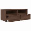 vidaXL TV Cabinet Brown Oak 100 x 48 x 43 cm Engineered Wood