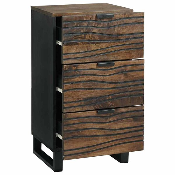 vidaXL Sideboard with Drawer Brown 40 x 33 x 75 cm Solid mango wood