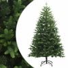 vidaXL Artificial Hinged Christmas Tree 120 cm PVC and Metal Green