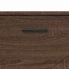 vidaXL Bathroom Cabinet with Drawer Brown Oak 76.5 x 35 x 64 cm