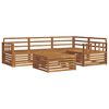 vidaXL Outdoor Sofa Set 5 pcs Natural Solid Acacia Wood