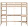 vidaXL Loft Bed without Mattress 80x200 cm Solid Wood Pine