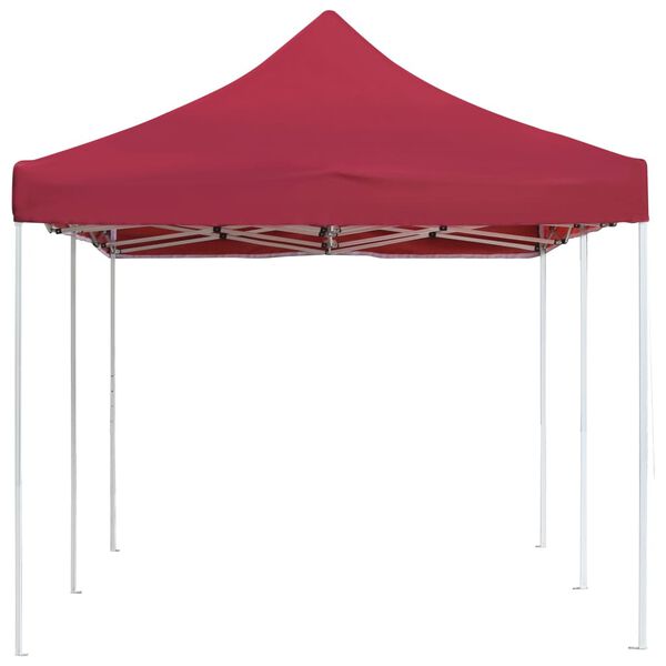 vidaXL Professional Folding Party Tent Aluminium 6x3 m Wine Red