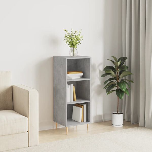 vidaXL Sideboard Concrete Grey 34.5x32.5x90 cm Engineered Wood