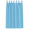 vidaXL Blackout Curtains with Rings 2 pcs Light Blue 175 x 140 cm