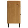 vidaXL Drawer Cabinet FLAM 80x40x80 cm Solid Wood Pine