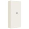 vidaXL File Cabinet White 90x40x200 cm Steel