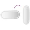 vidaXL LED Bathroom Mirror 50x20 cm Oval