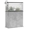 vidaXL Aquarium Stand Concrete Grey 81x36x73 cm Engineered Wood