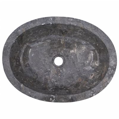 vidaXL Sink Grey 53x40x15 cm Marble