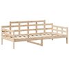 vidaXL Day Bed with Roof without Mattress 90x200 cm Solid Wood