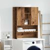 vidaXL Washing Machine Cabinet Old Wood 70.5x25.5x90 cm