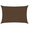 vidaXL Sunshade Sail 160 g/m&sup2; Brown 2x2.5 m HDPE