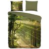 Good Morning Duvet Cover "WOODS" 200x200 cm Green