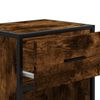 vidaXL Bedside Cabinets 2 pcs Smoked Oak 40x31x50 cm Engineered Wood