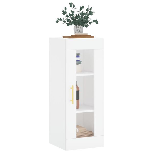 vidaXL Wall Mounted Cabinet White 34.5x34x90 cm