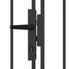 vidaXL Fence gate with Lock Grey 300 x 200 cm Steel