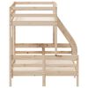 vidaXL Bunk Bed without Mattress 90x200/120x200 cm Solid Wood