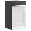 vidaXL Dishwasher Panel&nbsp;Kalmar&nbsp;High Gloss White&nbsp;45x1.5x67 cm Engineered Wood