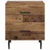 vidaXL Bedside Cabinet Old Wood 40 x 35 x 47.5 cm Engineered Wood