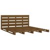 vidaXL Bed Frame without Mattress Brown Solid Wood Pine Small Double