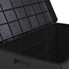 vidaXL Garden Storage Box Anthracite 77.5 x 54.5 x 53 cm Plastic
