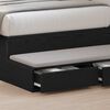 vidaXL Bed Drawers Black Oak 75 x 36.5 x 16.5 cm Engineered Wood