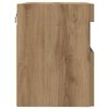 vidaXL TV Wall Cabinet Wall-mounted 2 pcs Artisan oak 60 x 30 x 40 cm